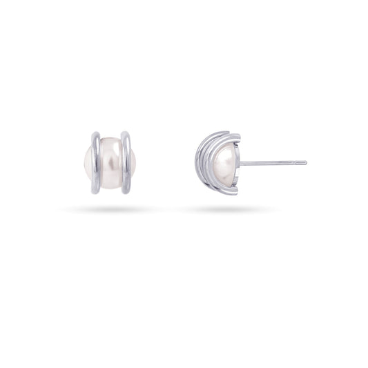 Anartxy Silver Orbit Core Earrings - DPE116