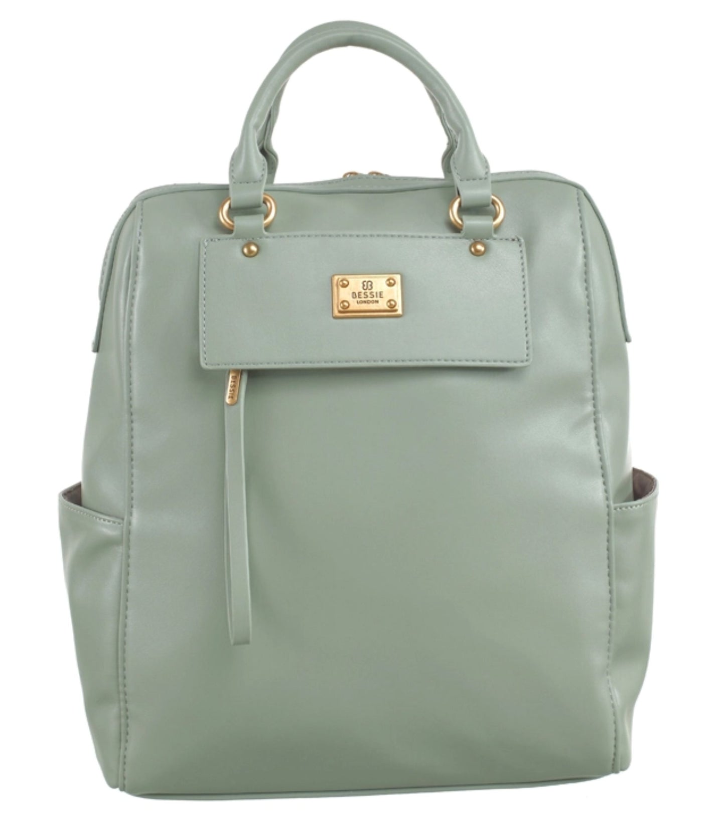 Bessie Classic Sleek Backpack in Green