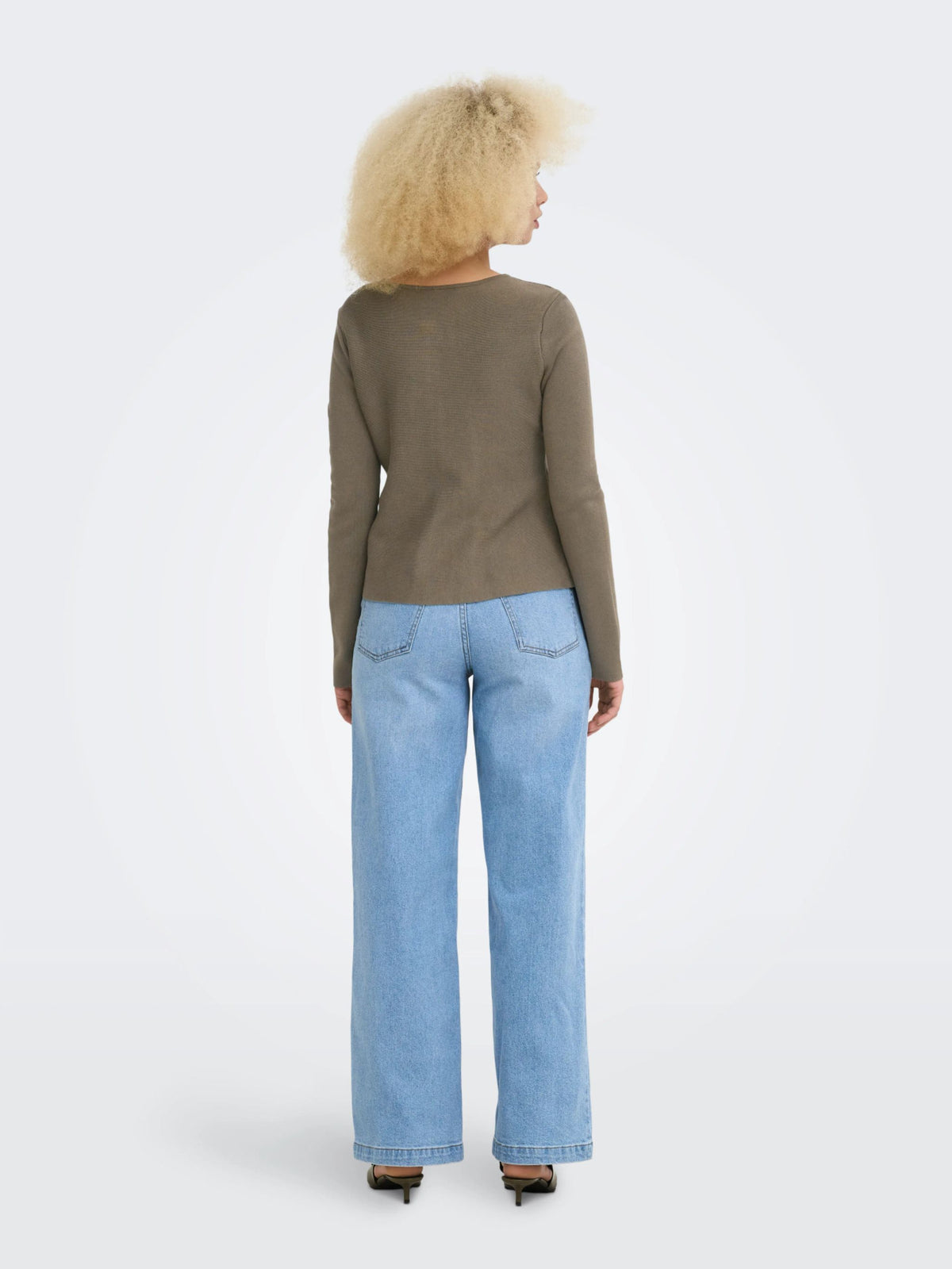 ONLY Gold Button Cardigan