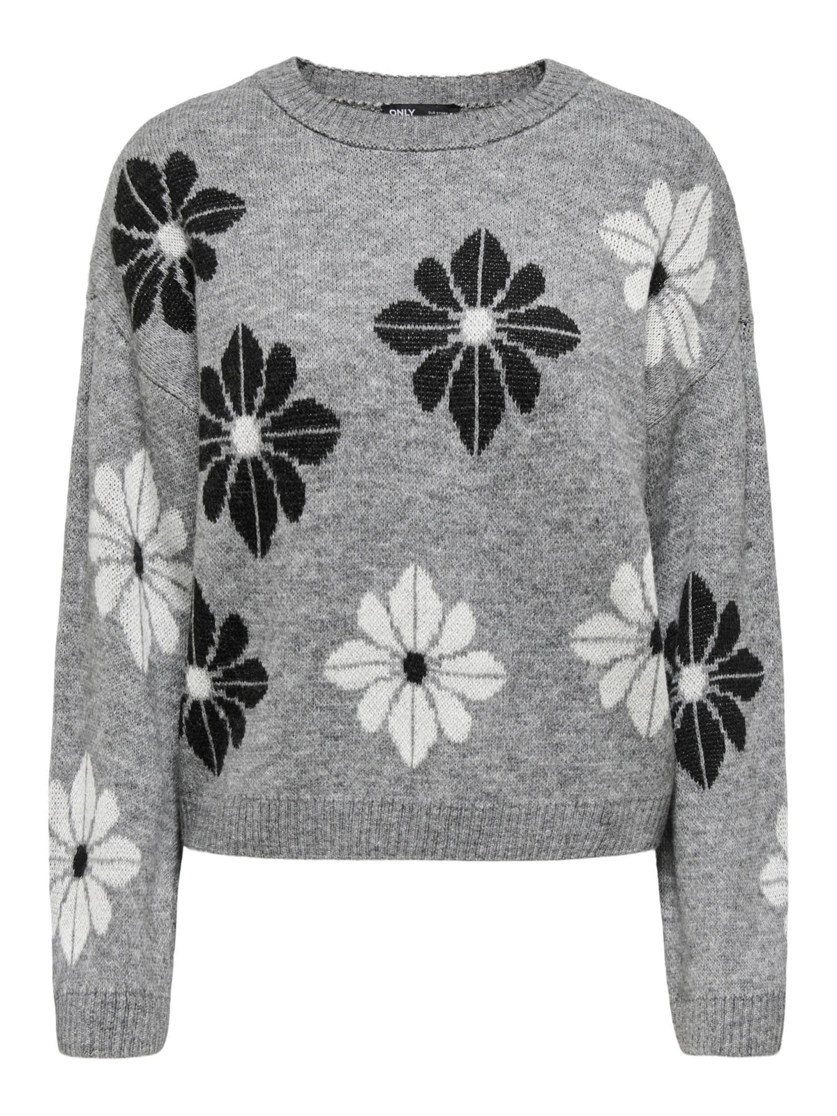 ONLY Flower Print Knit Jumper