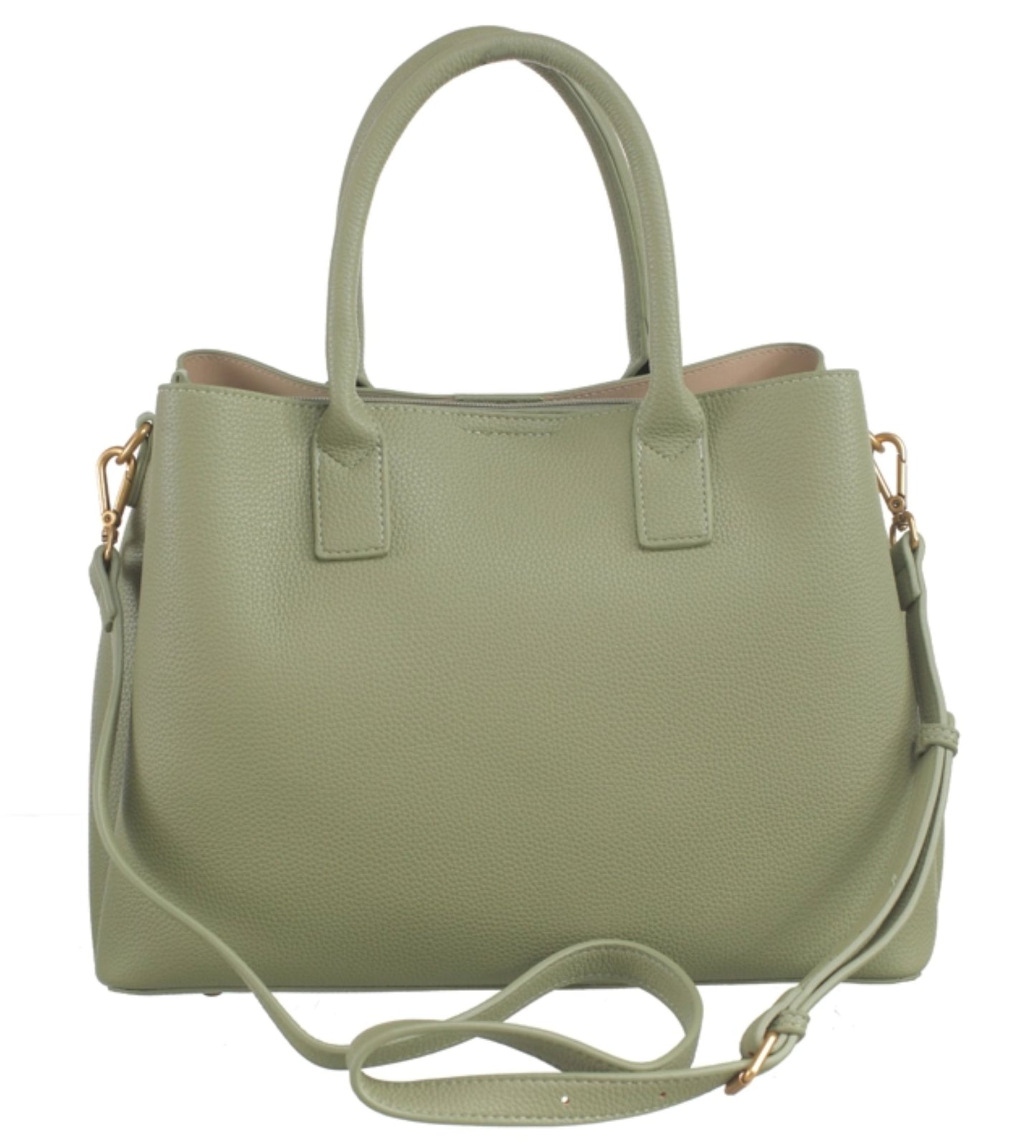 Bessie Belted Tote Bag in Green
