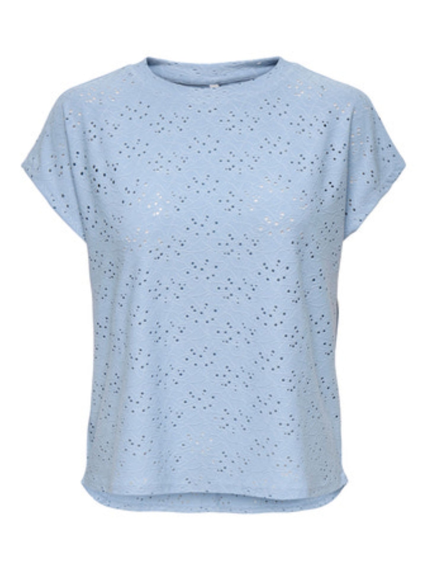 ONLY Light Blue Lace Detail T-Shirt