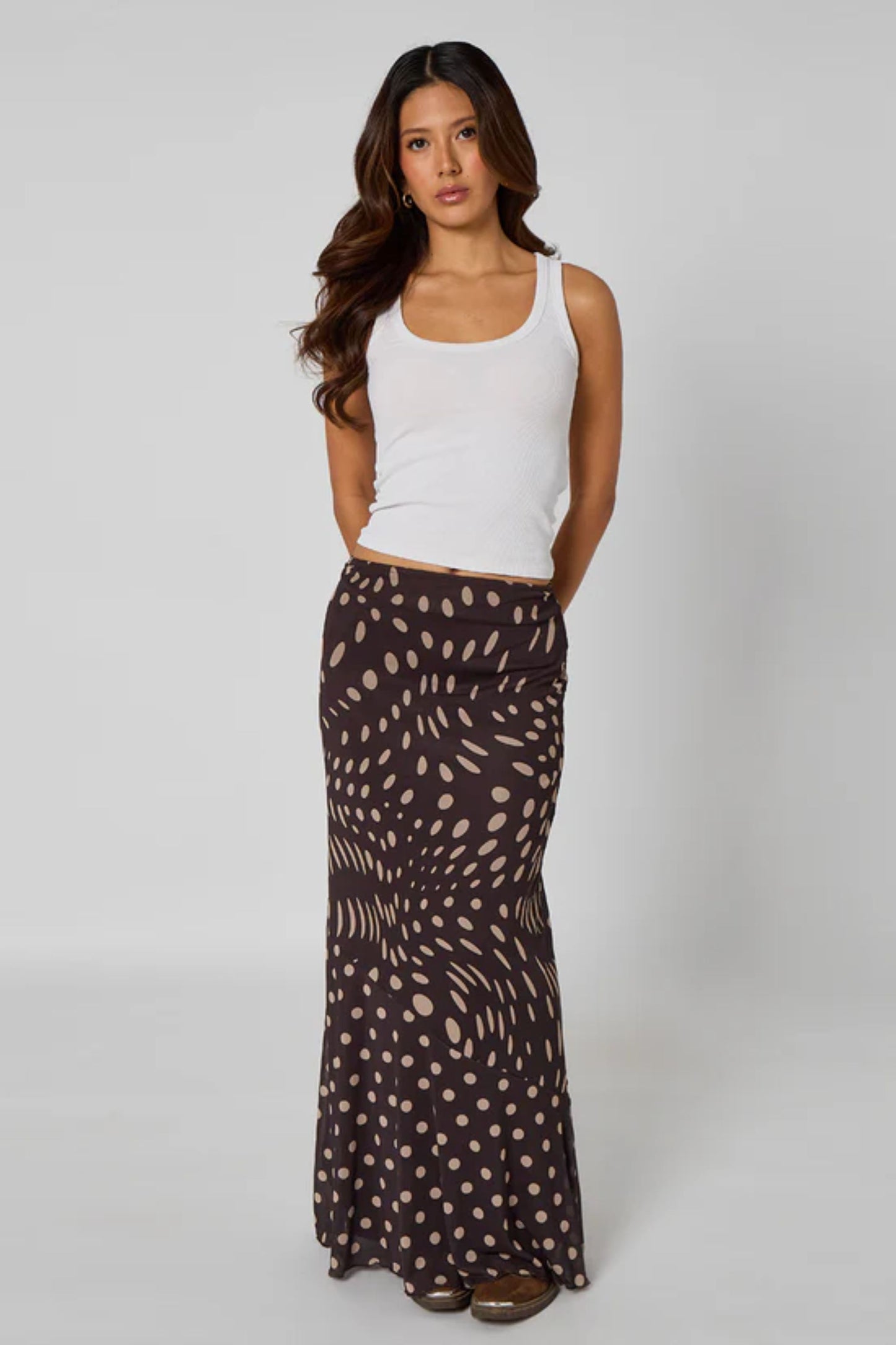 Mixed Spot Skirt