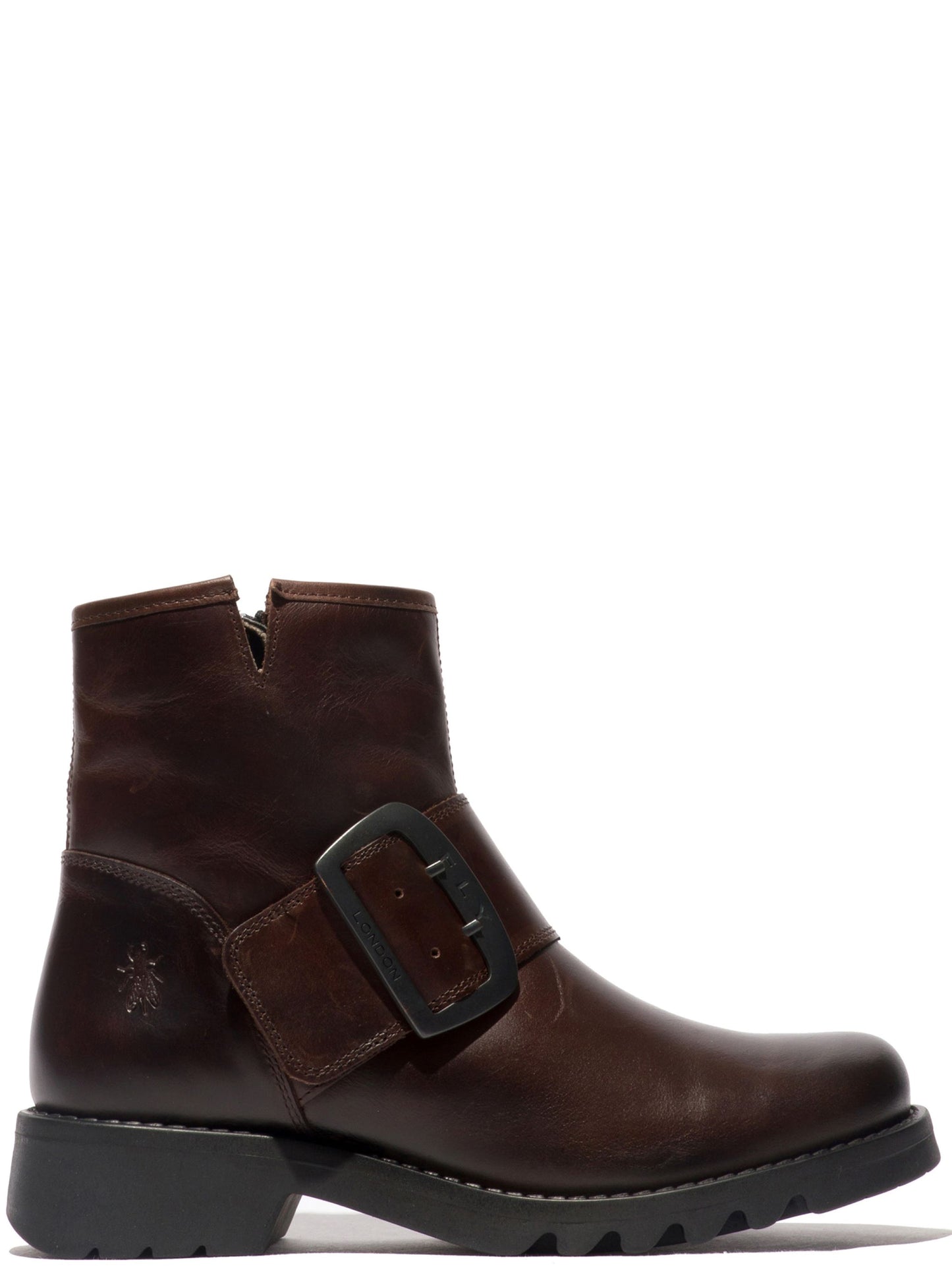 Fly London Dark Brown Ankle Boot - RILY991FLY