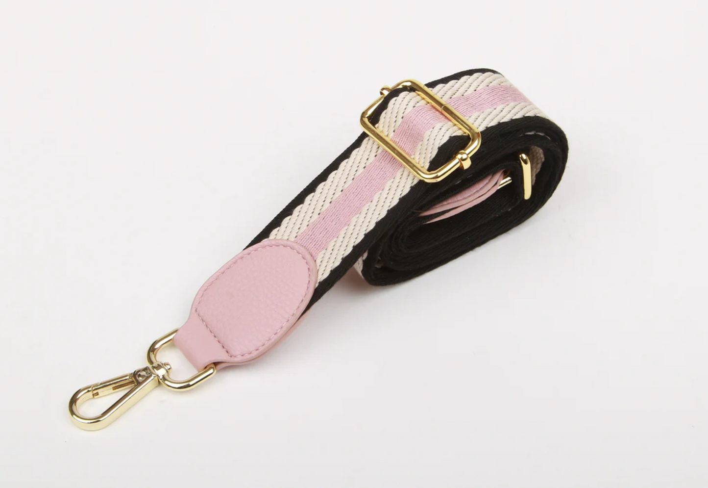 Alice Wheeler Pink and White Cross Body Strap