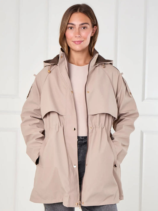 Stone & Chocolate Reversible Parka