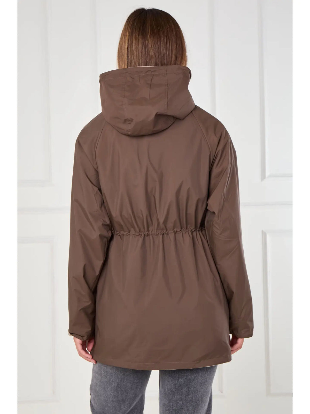 Stone & Chocolate Reversible Parka