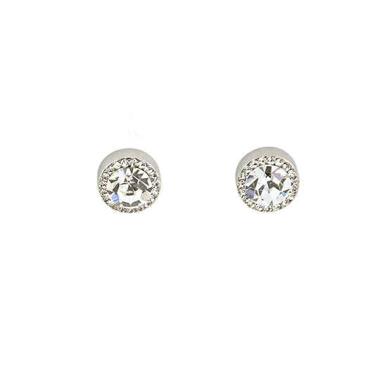 Crystal Raised Stud Earrings (VIP26)
