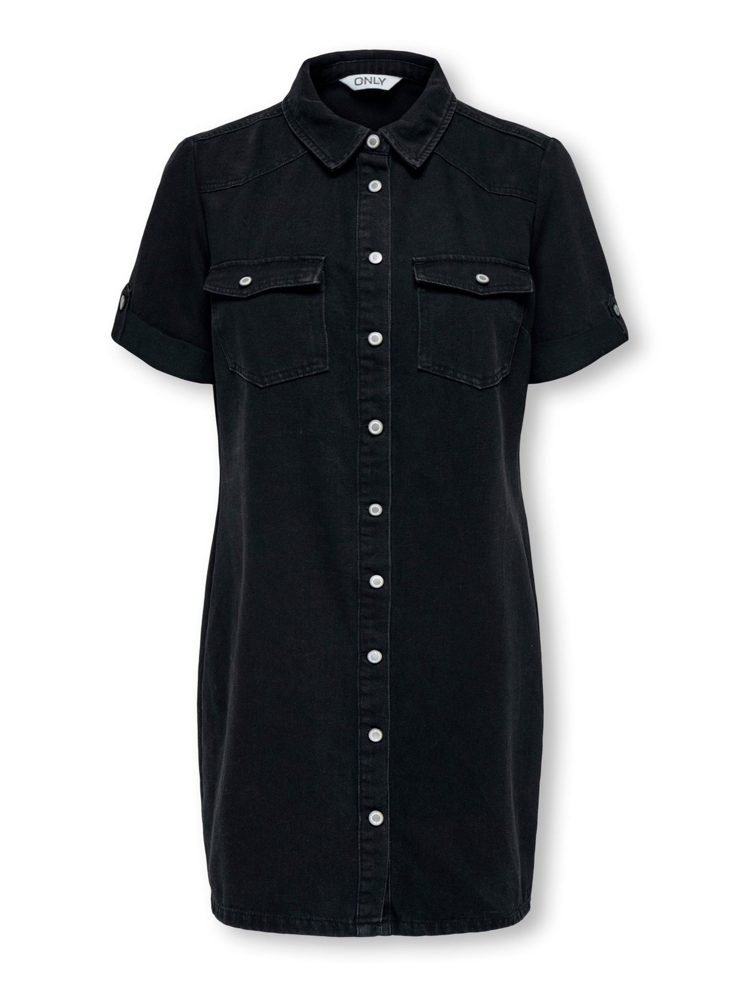 ONLY Denim Washed Black Denim Dress