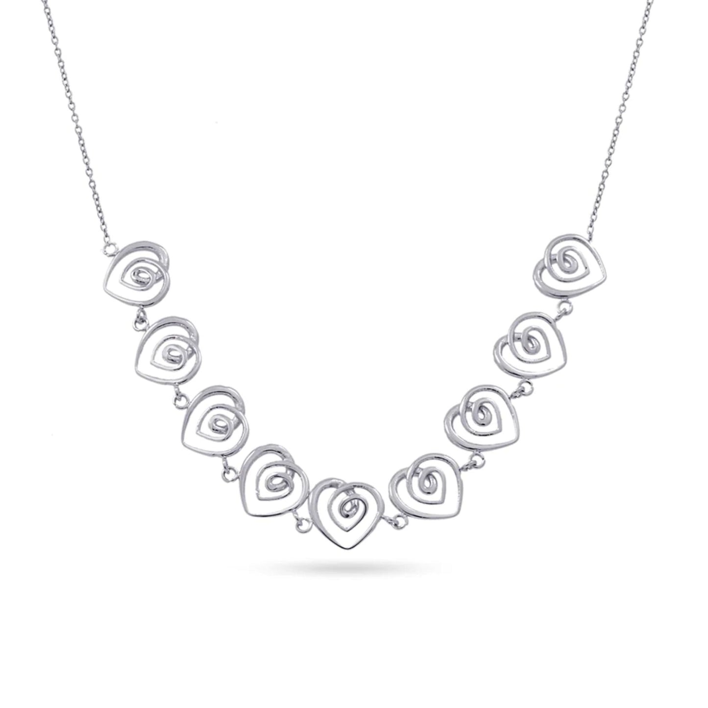Anartxy Silver Passion Kiss Necklace - BCO907
