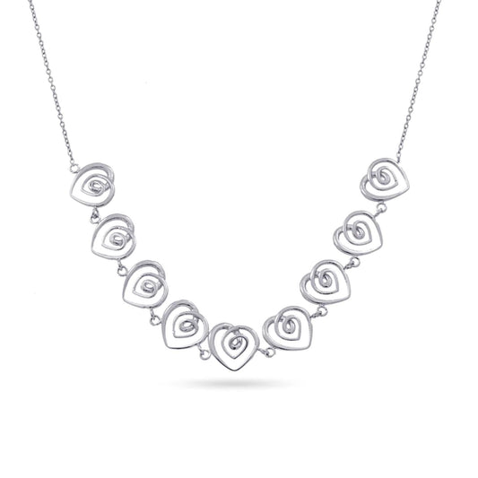 Anartxy Silver Passion Kiss Necklace - BCO907