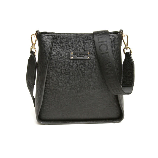 Alice Wheeler Kensington Cross Body Bag in Black - AW6233