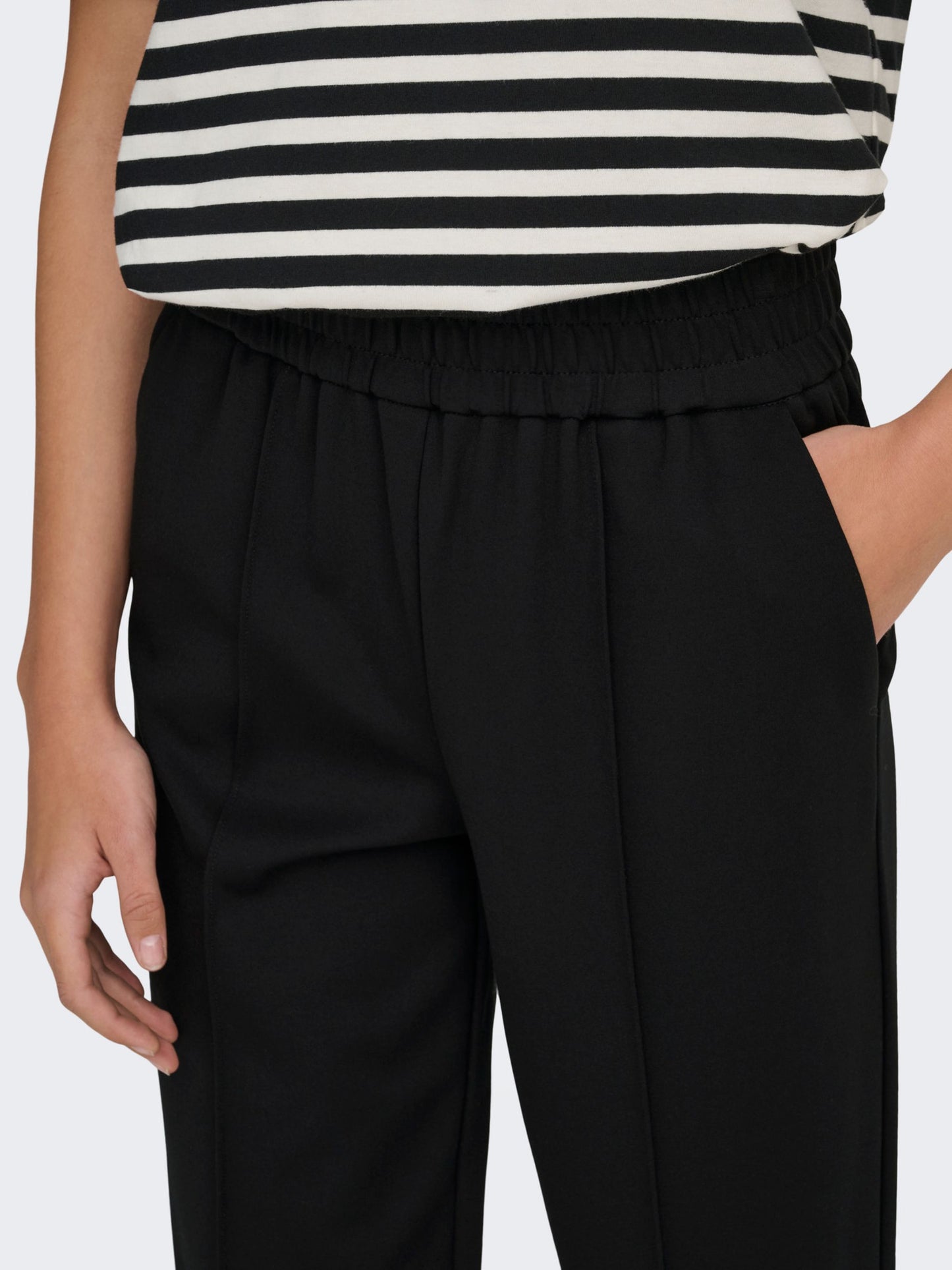 ONLY Wide Leg Trousers in Black