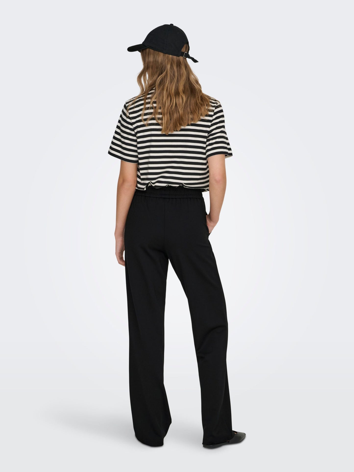 ONLY Wide Leg Trousers in Black