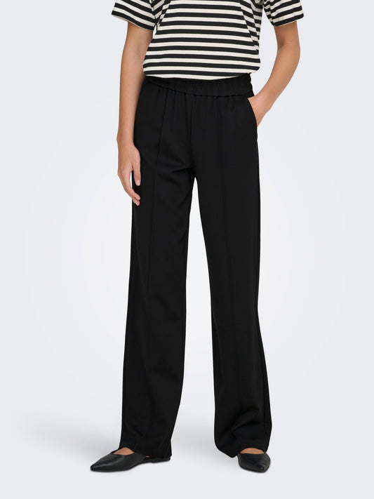 ONLY Wide Leg Trousers in Black