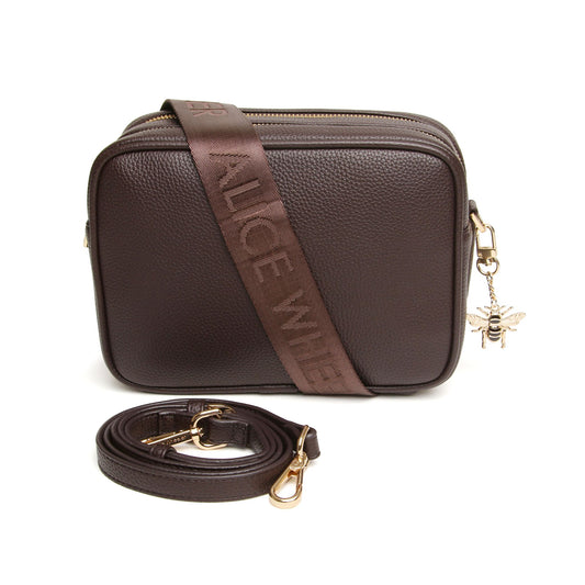 Alice Wheeler Chocolate Soho Cross Body Bag - AW6207