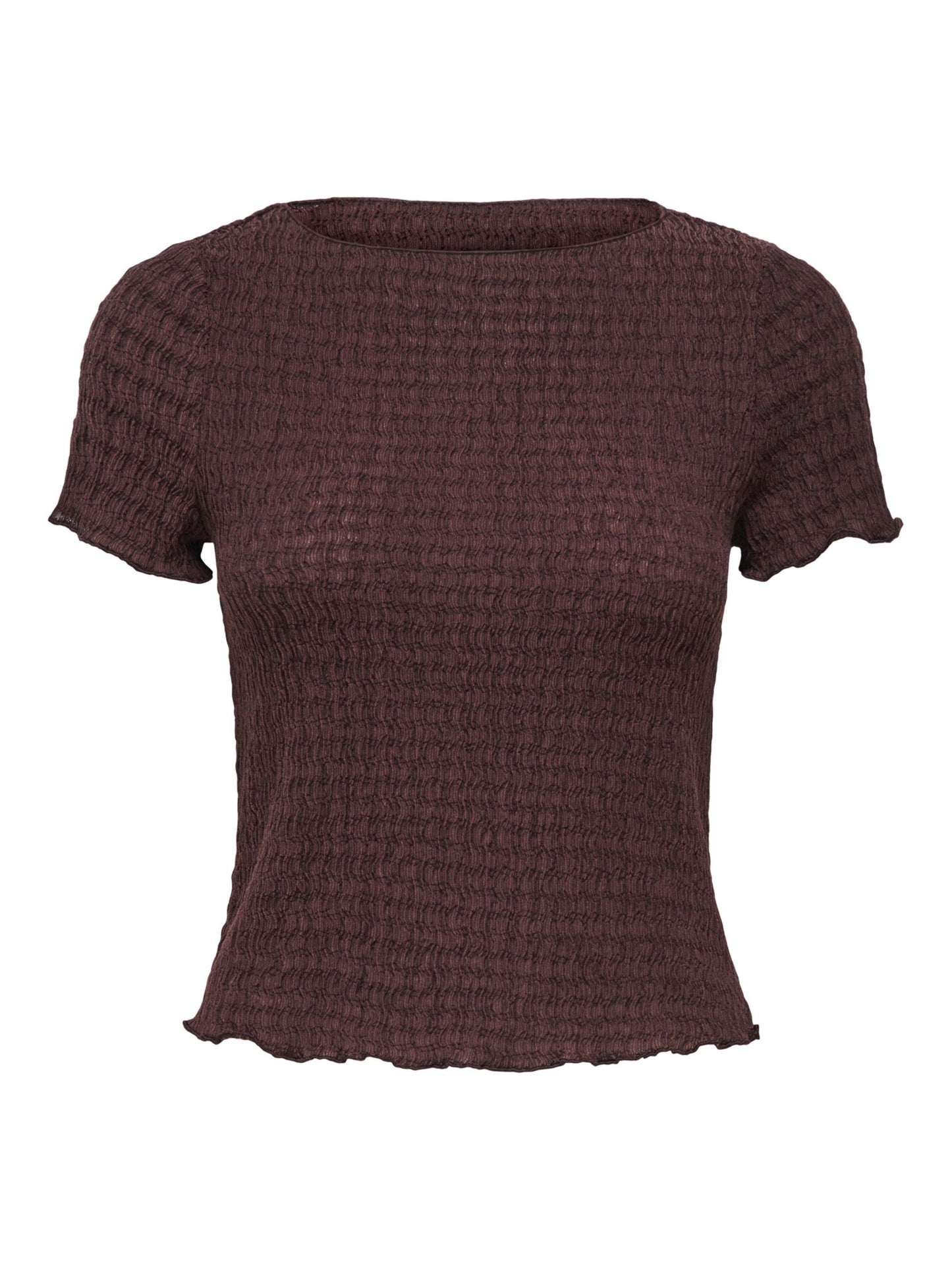 ONLY Crepe Style Top in Chocolate