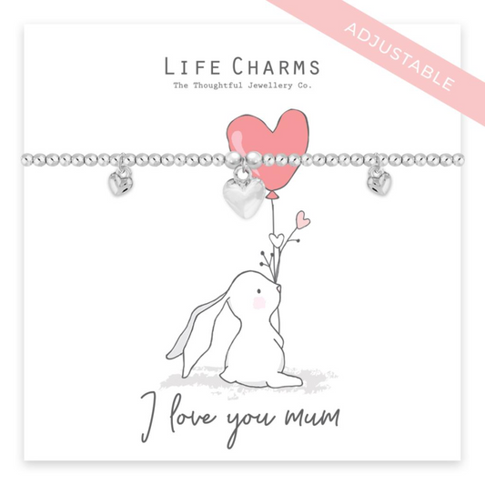 Life Charms I love you mum Bracelet