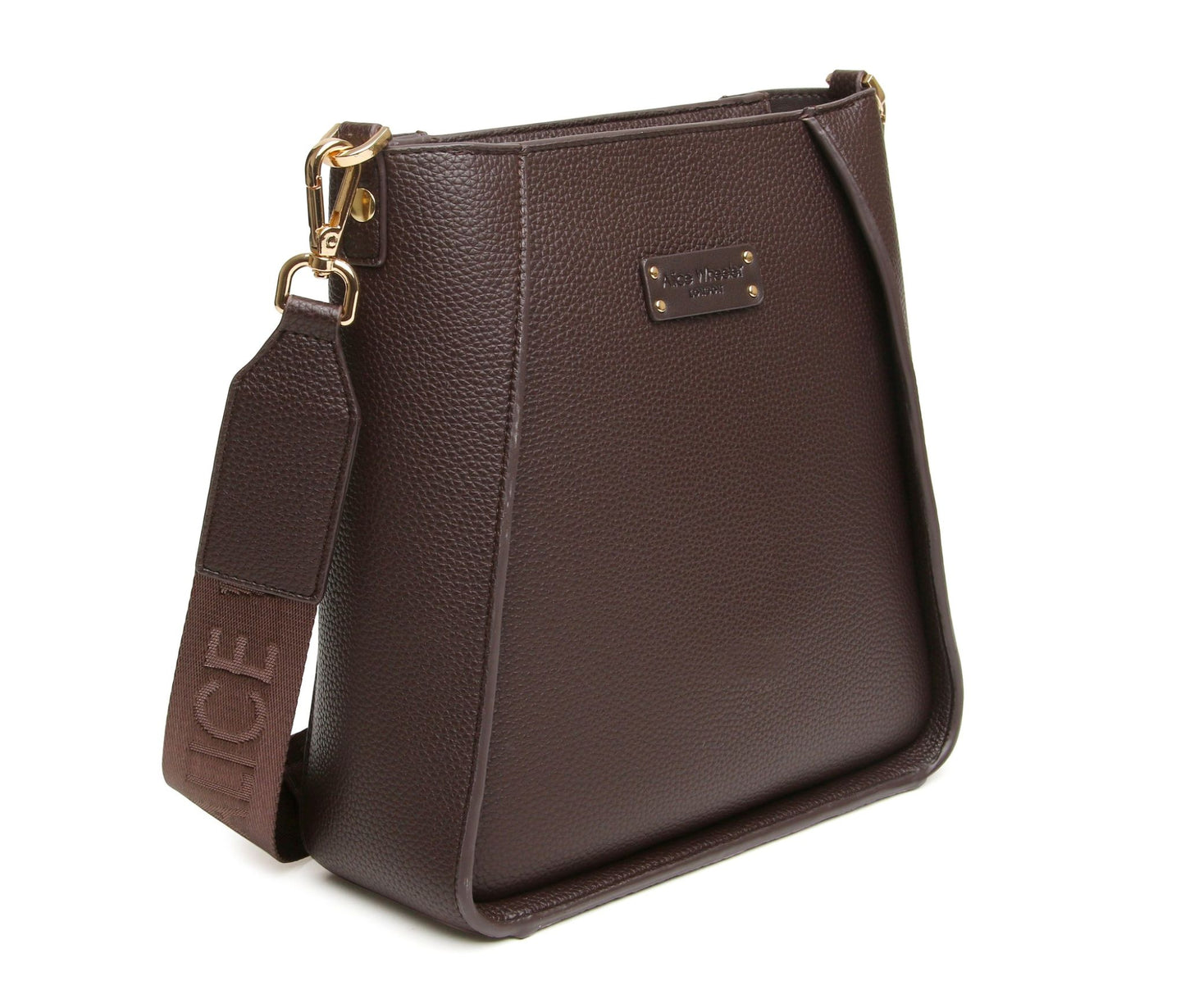 Alice Wheeler Kensington Cross Body Bag in Chocolate - AW6194