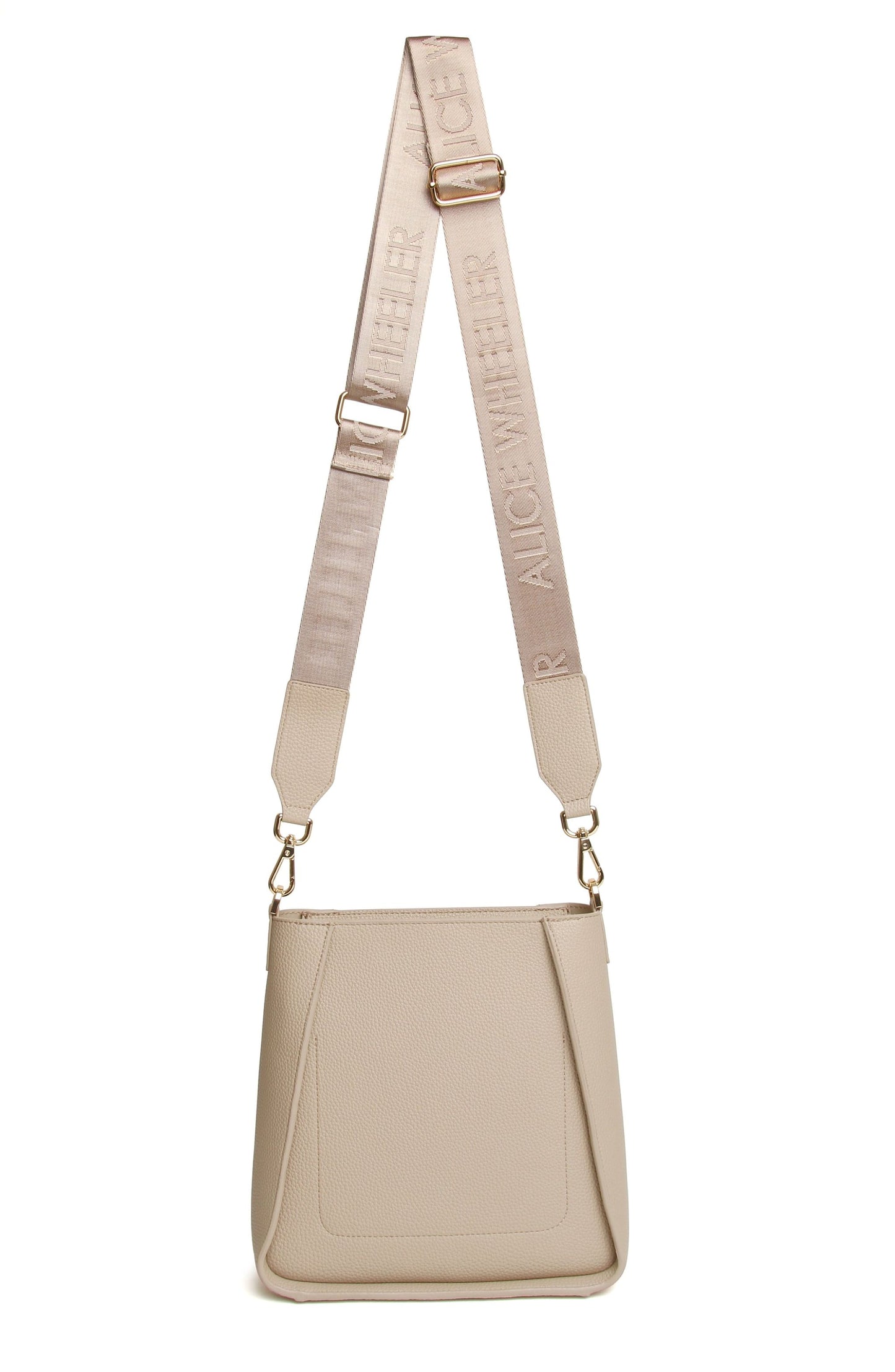 Alice Wheeler Kensington Cross Body Bag in Stone - AW6202