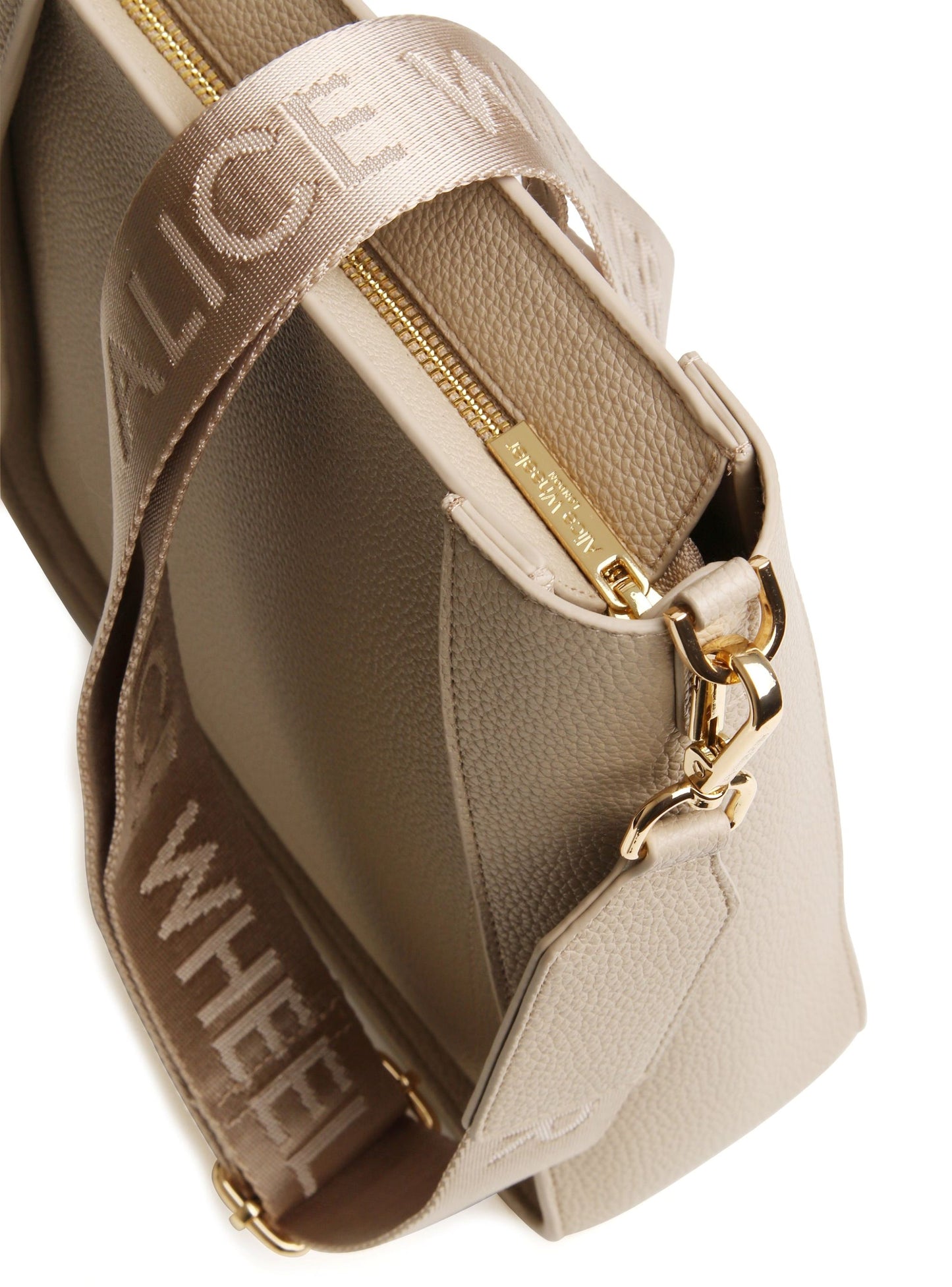 Alice Wheeler Kensington Cross Body Bag in Stone - AW6202