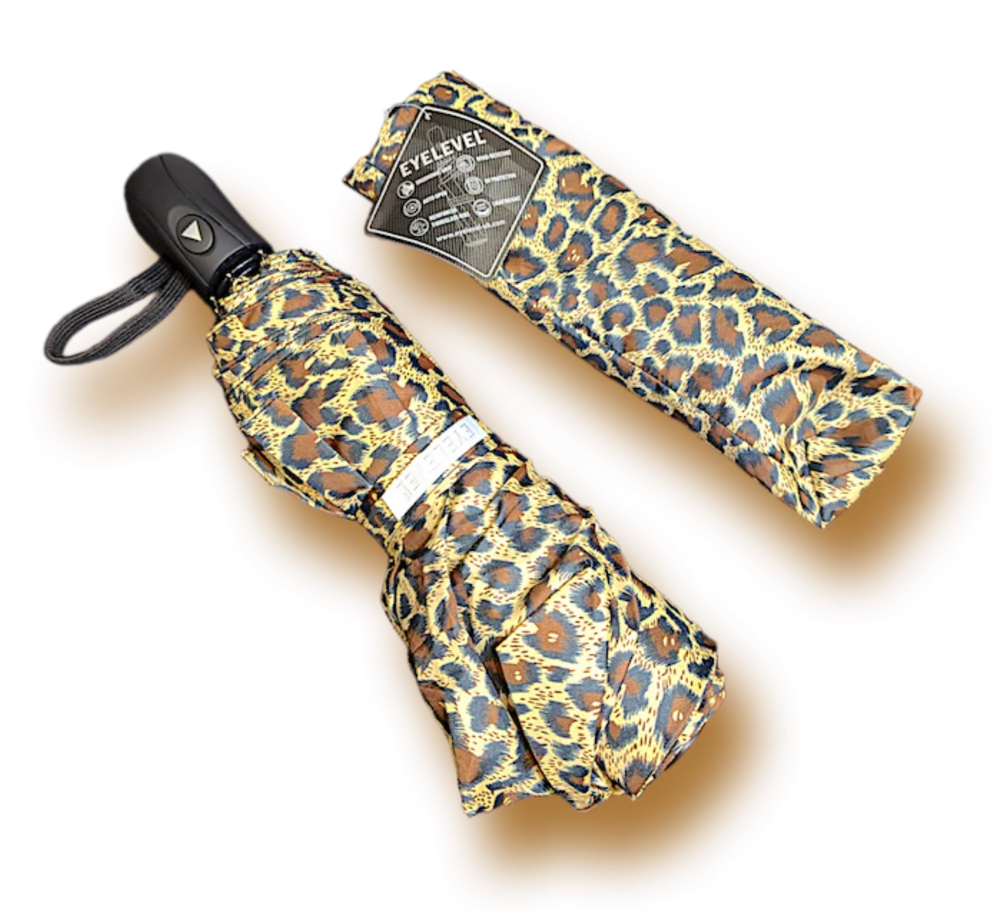 Auto Open Umbrella in Leopard