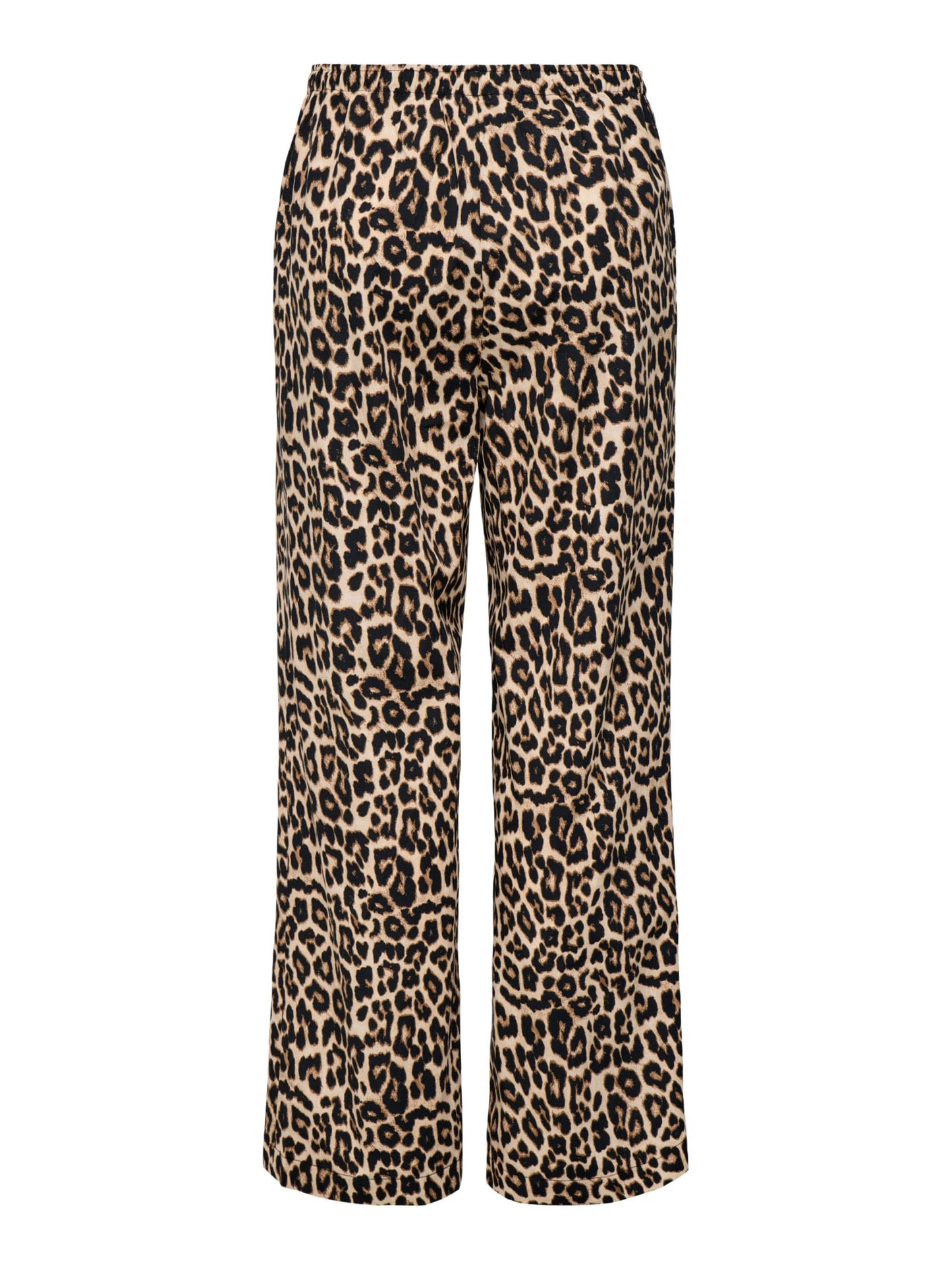 ONLY Wide Leg Leopard Print Trousers