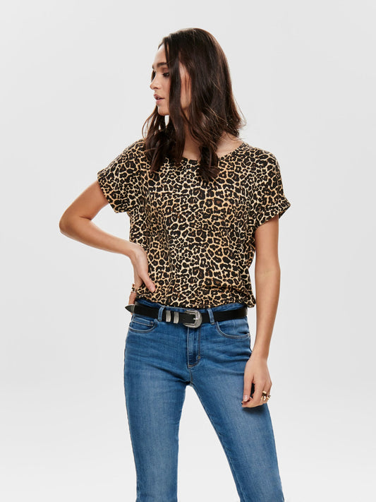 ONLY Leopard Print T - Shirt