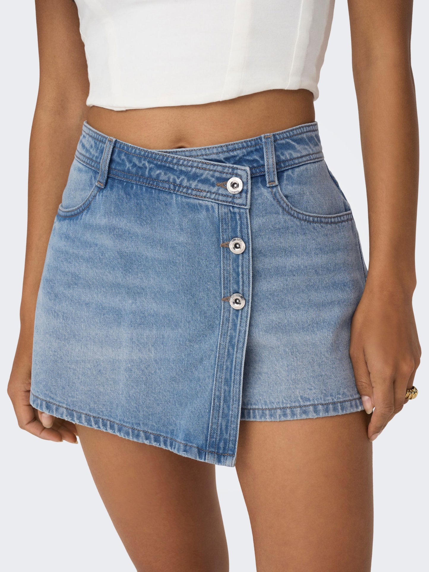 ONLY Light Blue Denim Skort