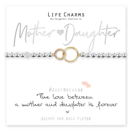 Life Charms Mother Daughter Bracelet