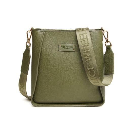 Alice Wheeler Kensington Cross Body Bag in Olive - AW6198