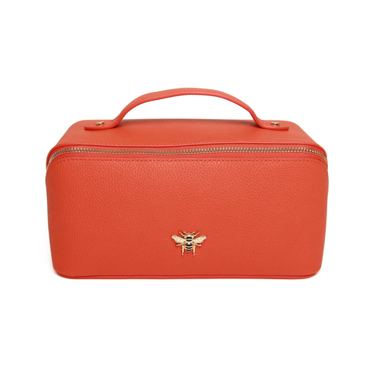 Alice Wheeler Orange Train Case - AW0241