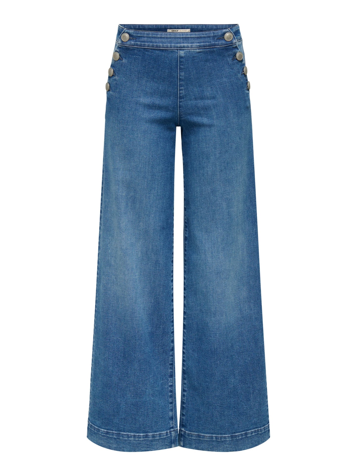 ONLY Blue Denim Side Button Jeans