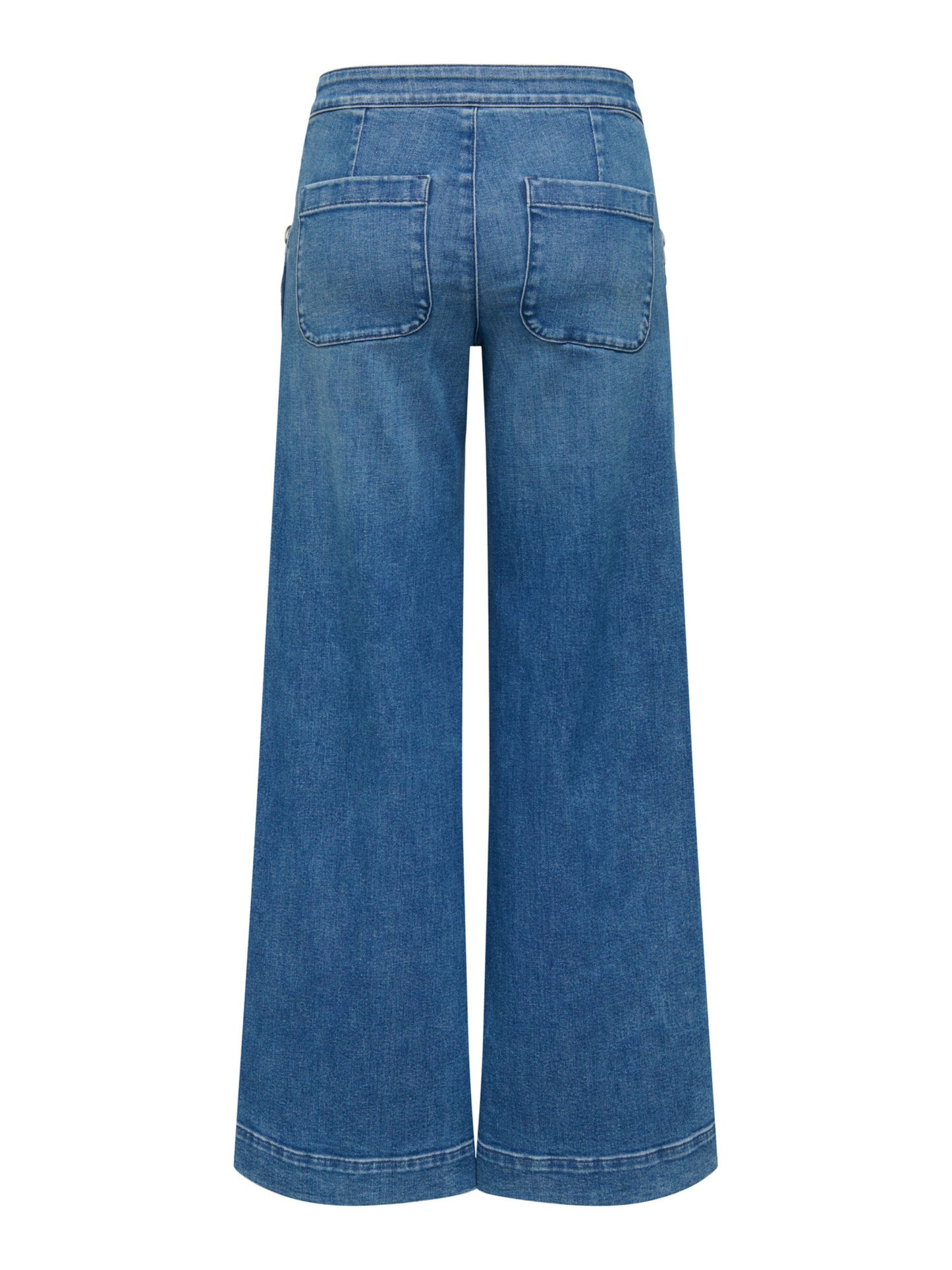 ONLY Blue Denim Side Button Jeans