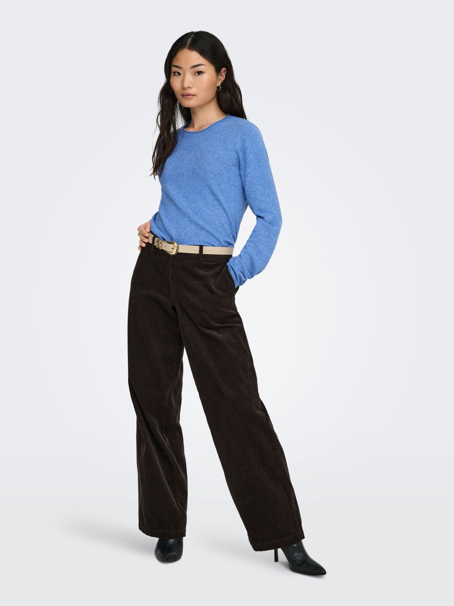 ONLY Soft Knit Top in Blue