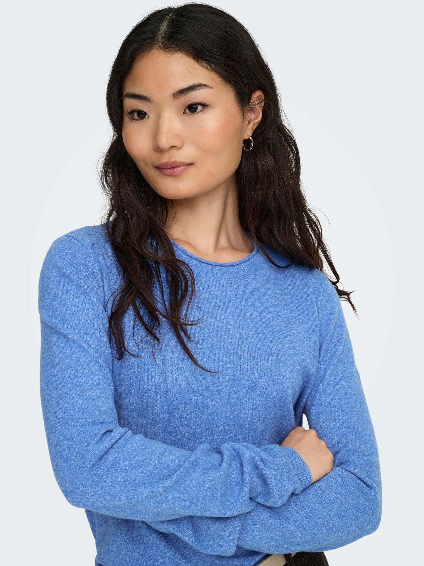 ONLY Soft Knit Top in Blue
