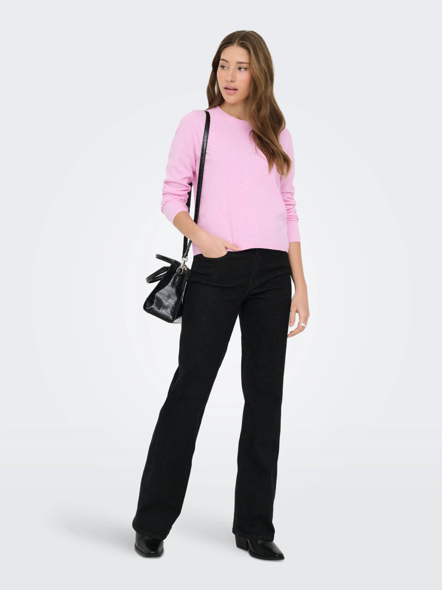 ONLY Soft Knit Top in Pink
