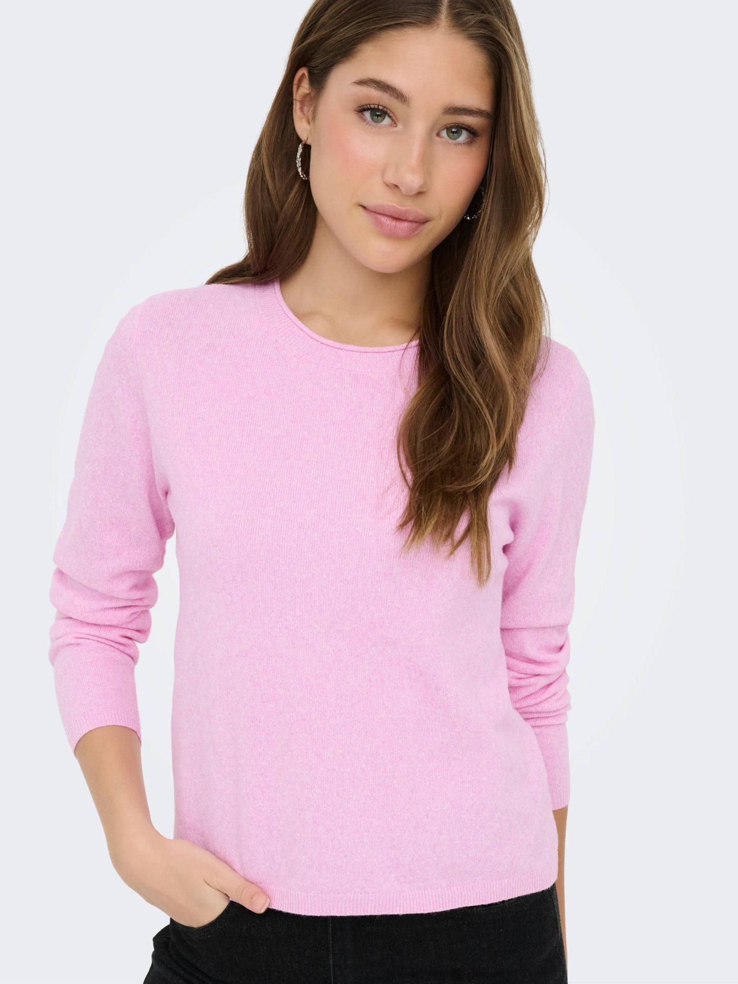 ONLY Soft Knit Top in Pink