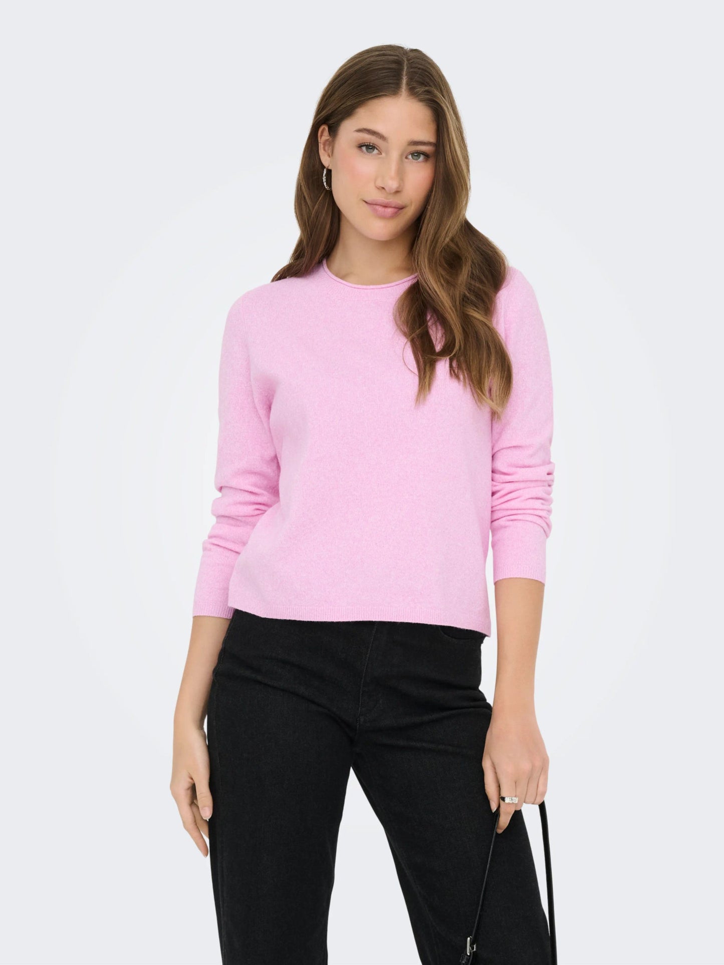ONLY Soft Knit Top in Pink