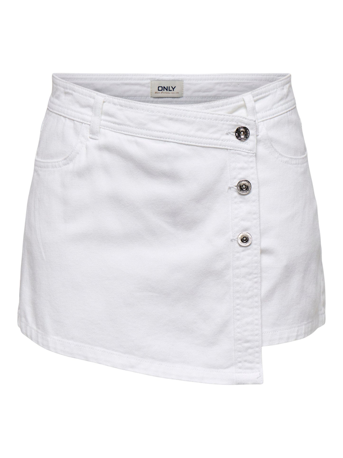 ONLY White Denim Skort