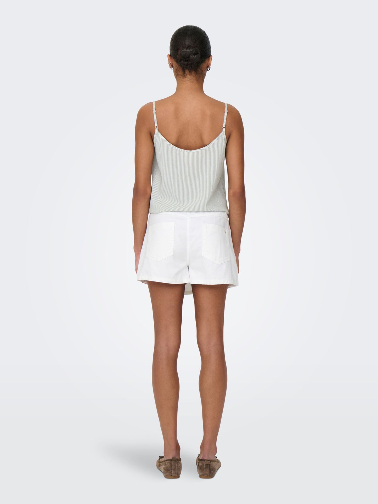 ONLY White Denim Skort