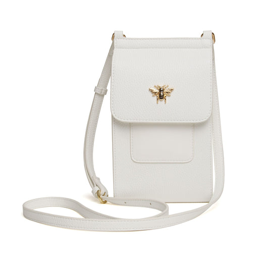 Alice Wheeler White Mini Bloomsbury Bag - AW6144