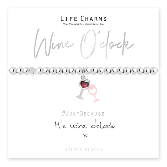 Life Charms Wine O'clock Bracelet