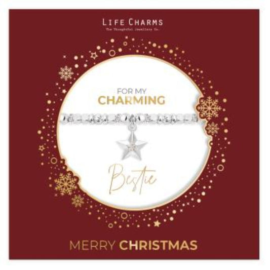 Life Charms Christmas Sleeve Bracelet - Charming Bestie