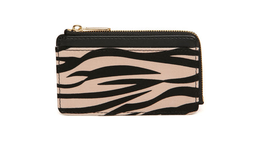 Alice Wheeler Bath Coin/Card Purse - Zebra AW6214